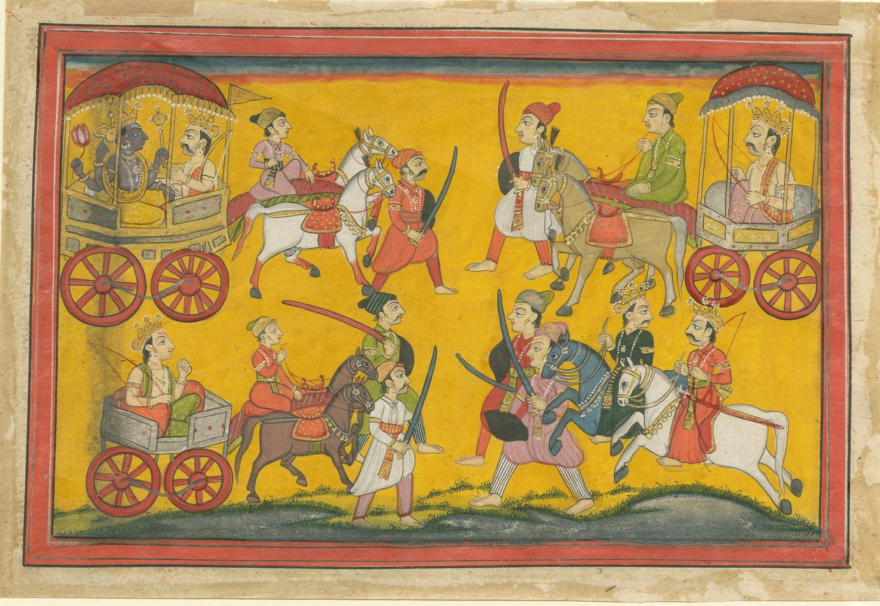 Visnu körmenet, c. 1755 alkotó: Indian Art