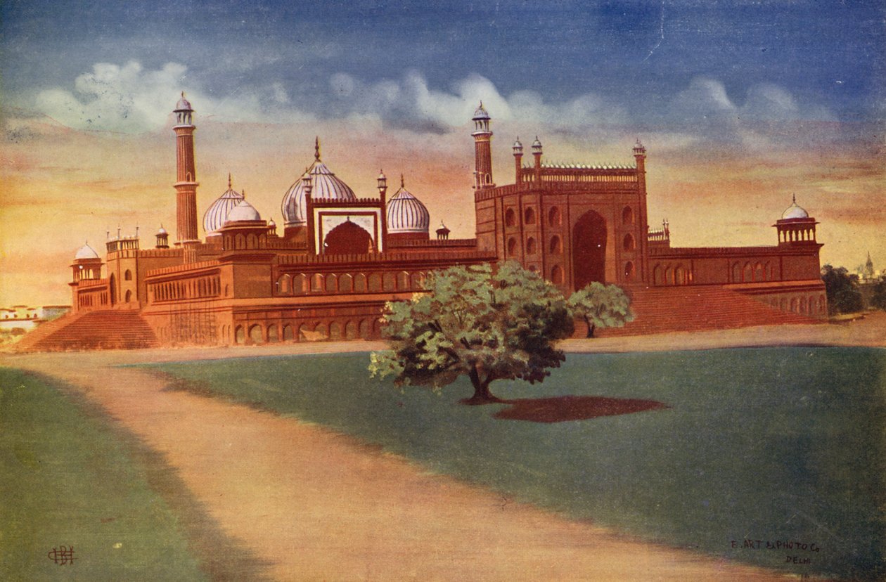 Jama Muszid, Delhi (színes fotó) alkotó: Indian photographer