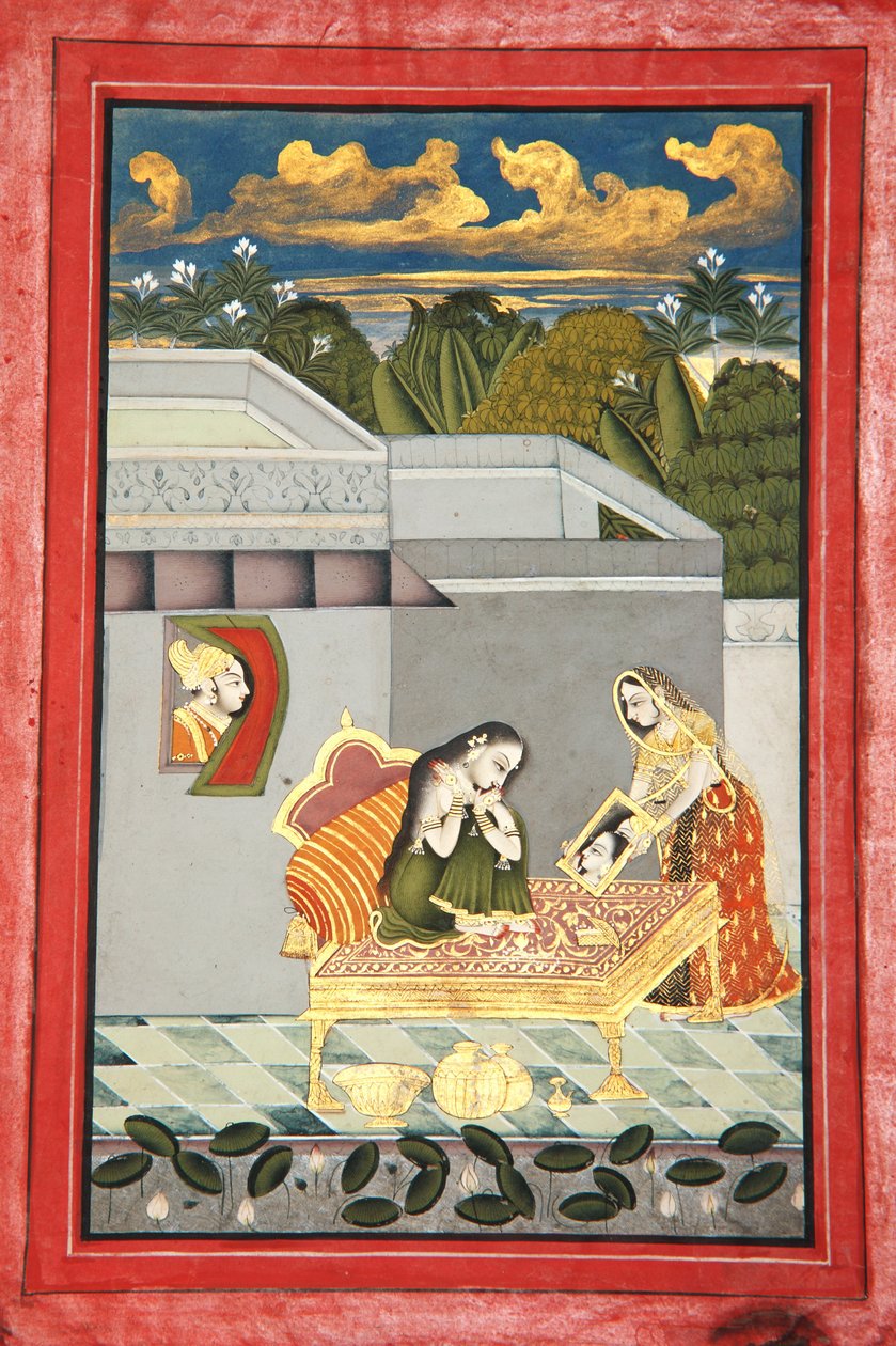 Egy pillantás a szeretett személyre (papíron átlátszatlan wc) alkotó: Indian School