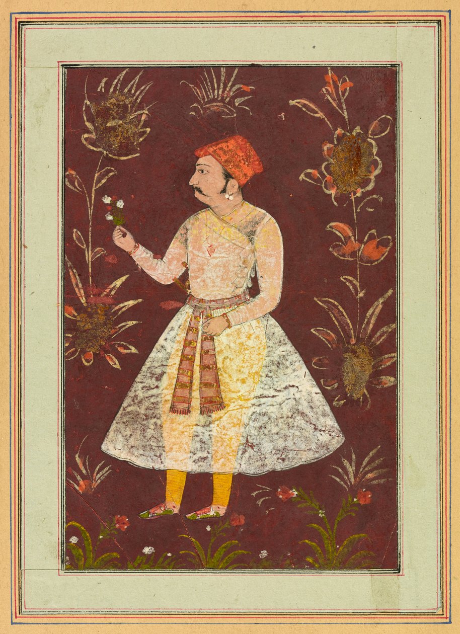 Egy rádzsputi nemes, 1630-1640 körül alkotó: Indian School
