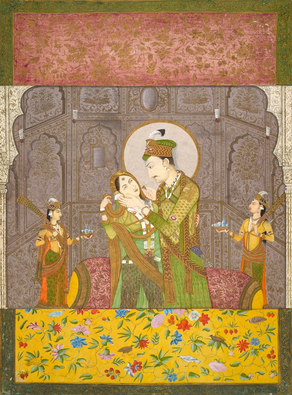Egy herceg és hitvese, 1790 körül alkotó: Indian School
