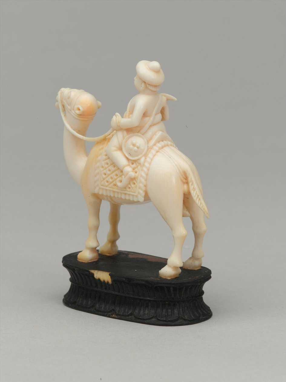 Fekete lovag, sakkfigura, India, 1820 körül alkotó: Indian School