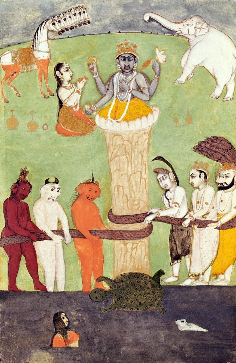 Tejtenger kavargása, 15-17. század alkotó: Indian School