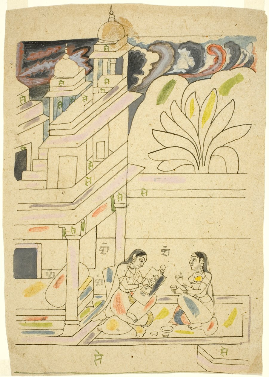 Dhanasri Ragini, 18. század alkotó: Indian School
