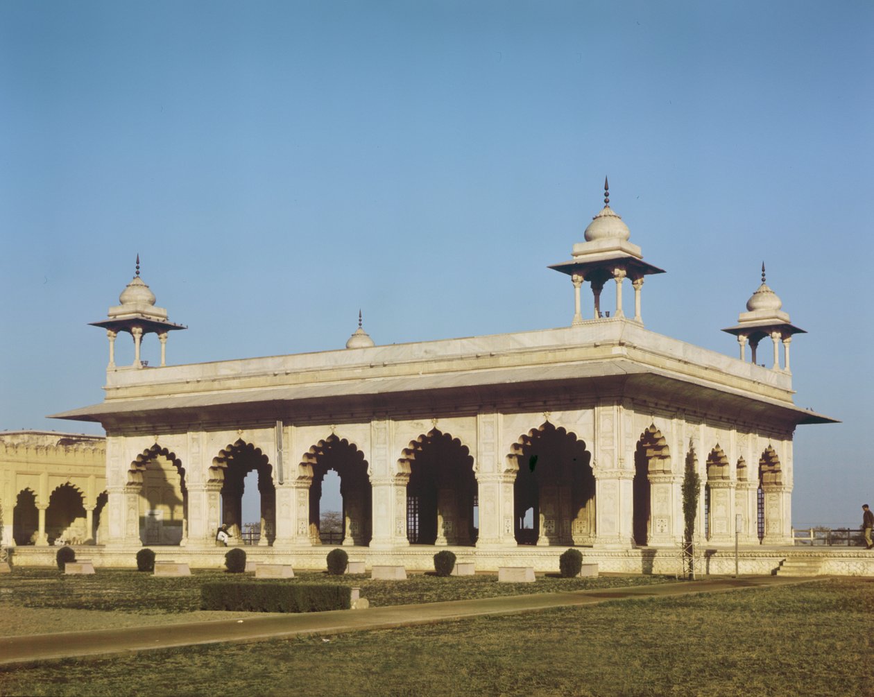 Diwan-i-Am (Közönségterem) alkotó: Indian School