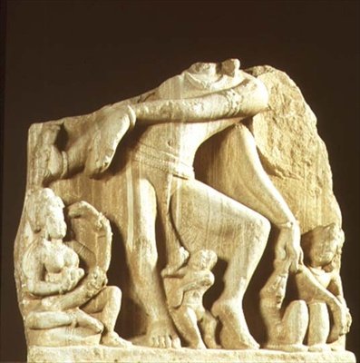 Natesa, Chittorgarh, Rajasthan, Pratihara dinasztia figurája (homokkő) alkotó: Indian School