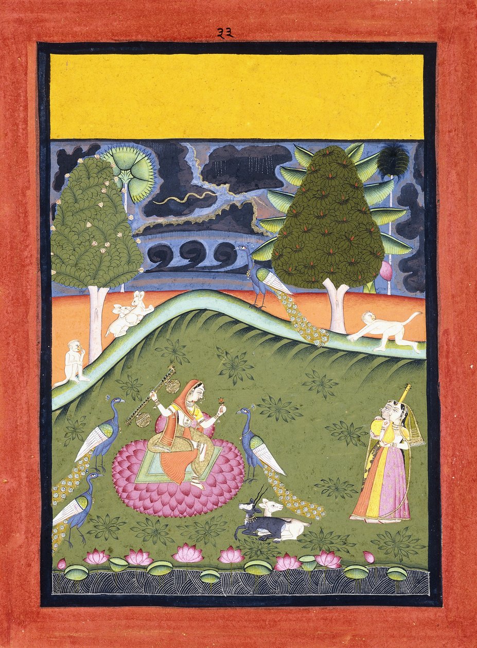Gormalar Ragini, c. 1740 alkotó: Indian School
