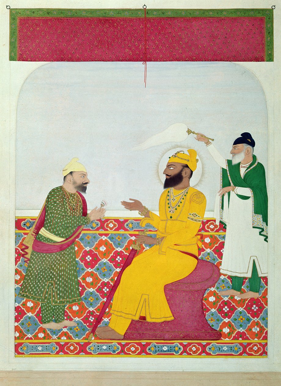 Guru Gobind Singh (1666-1708) 1815-25 alkotó: Indian School