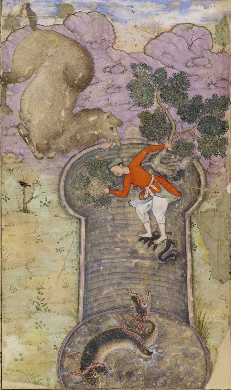 Illusztráció: "Anv?r-i Suhayl? alkotó: Indian School