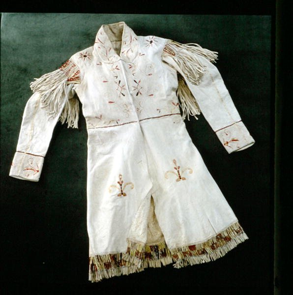 JJ Audubons (1785-1851) díszített kabát (textil) alkotó: Indian School