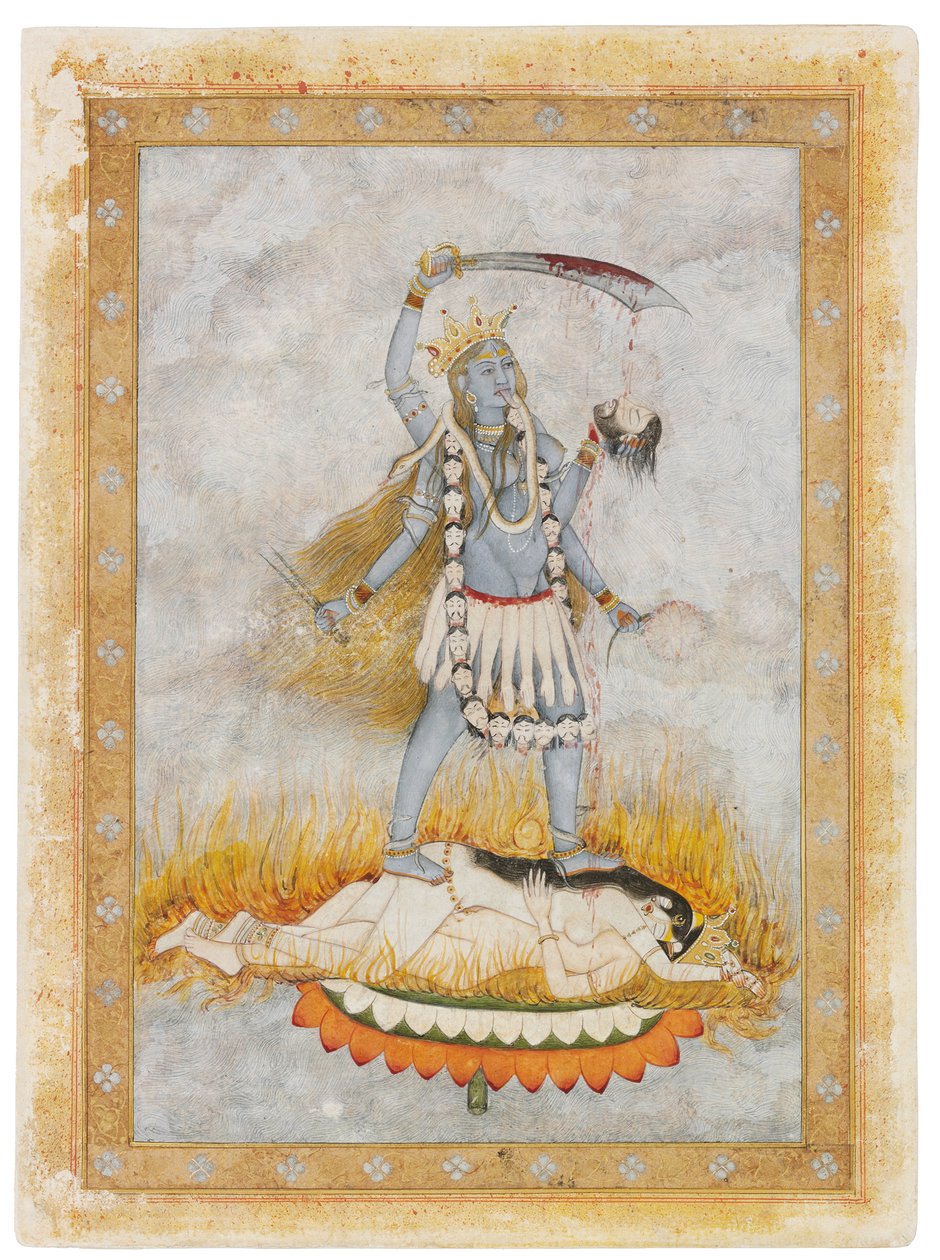 Kali, Kangra alkotó: Indian School