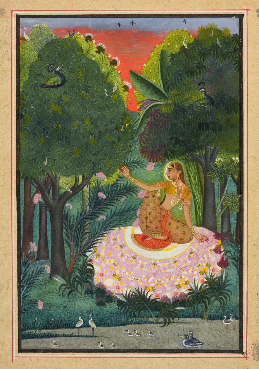 Ragini komód, Folio egy Ragmalából, 1770-1775 alkotó: Indian School