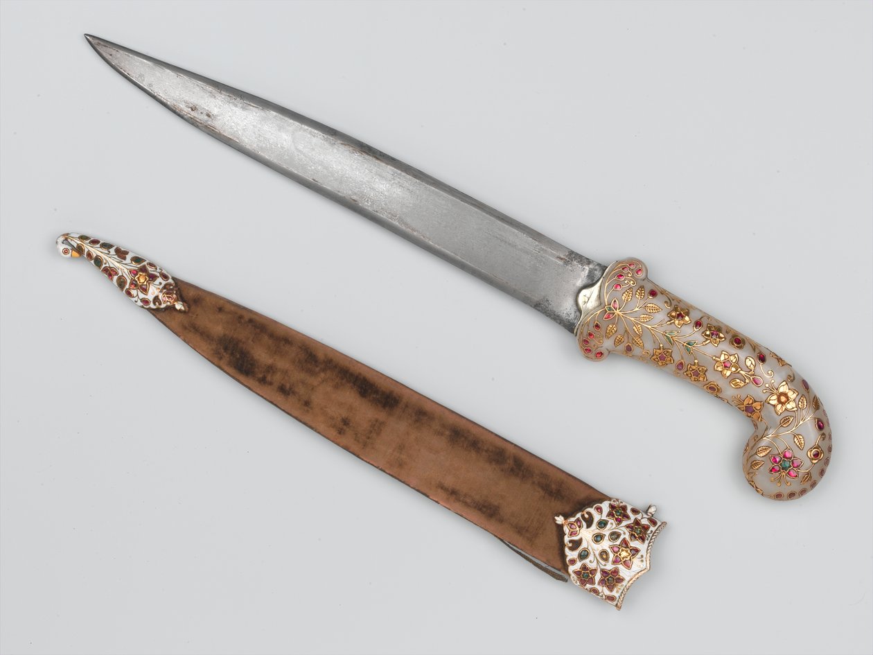 A Tipu Sultanhoz tartozó khanjar, Szeringapatamban fogták, 1799 körül alkotó: Indian School