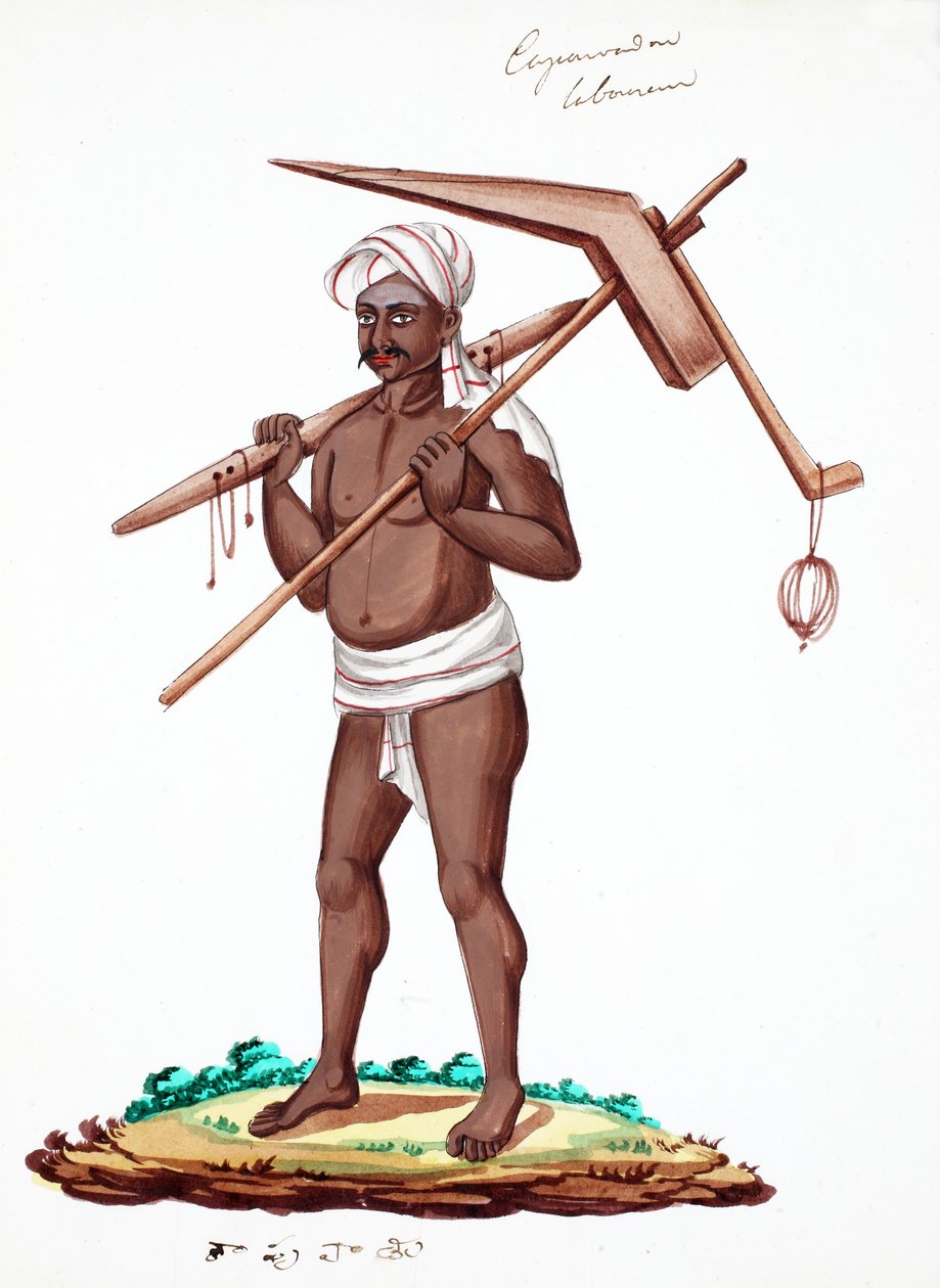 Munkás (wc papíron) alkotó: Indian School