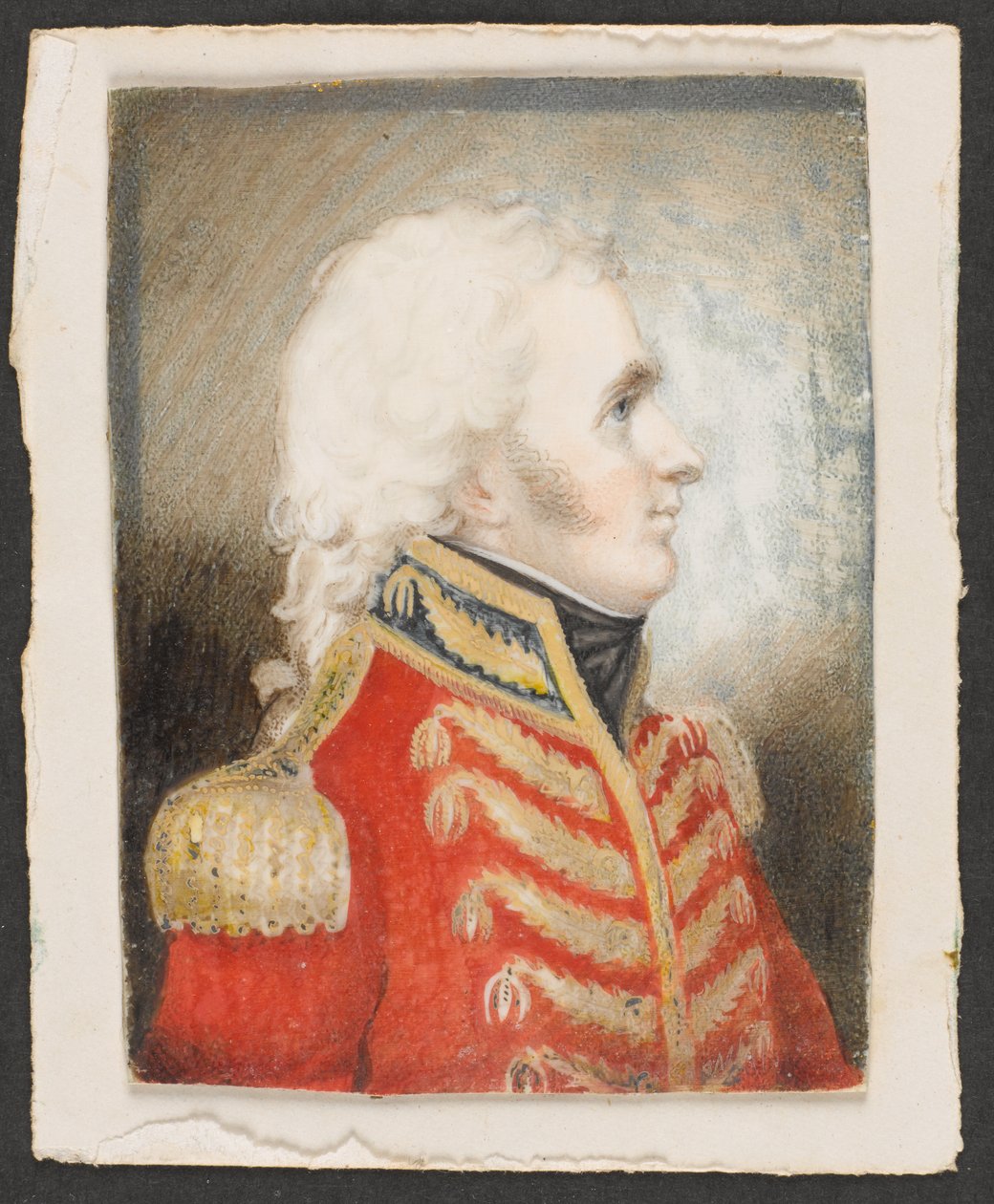 John Malcolm hadnagy, Madras Hadsereg, 1795 körül alkotó: Indian School