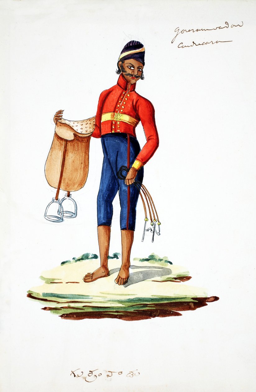 Férfi nyerges (wc papíron) alkotó: Indian School