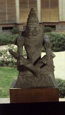 Narasimha, Vijanagar-dinasztia (gránit) alkotó: Indian School