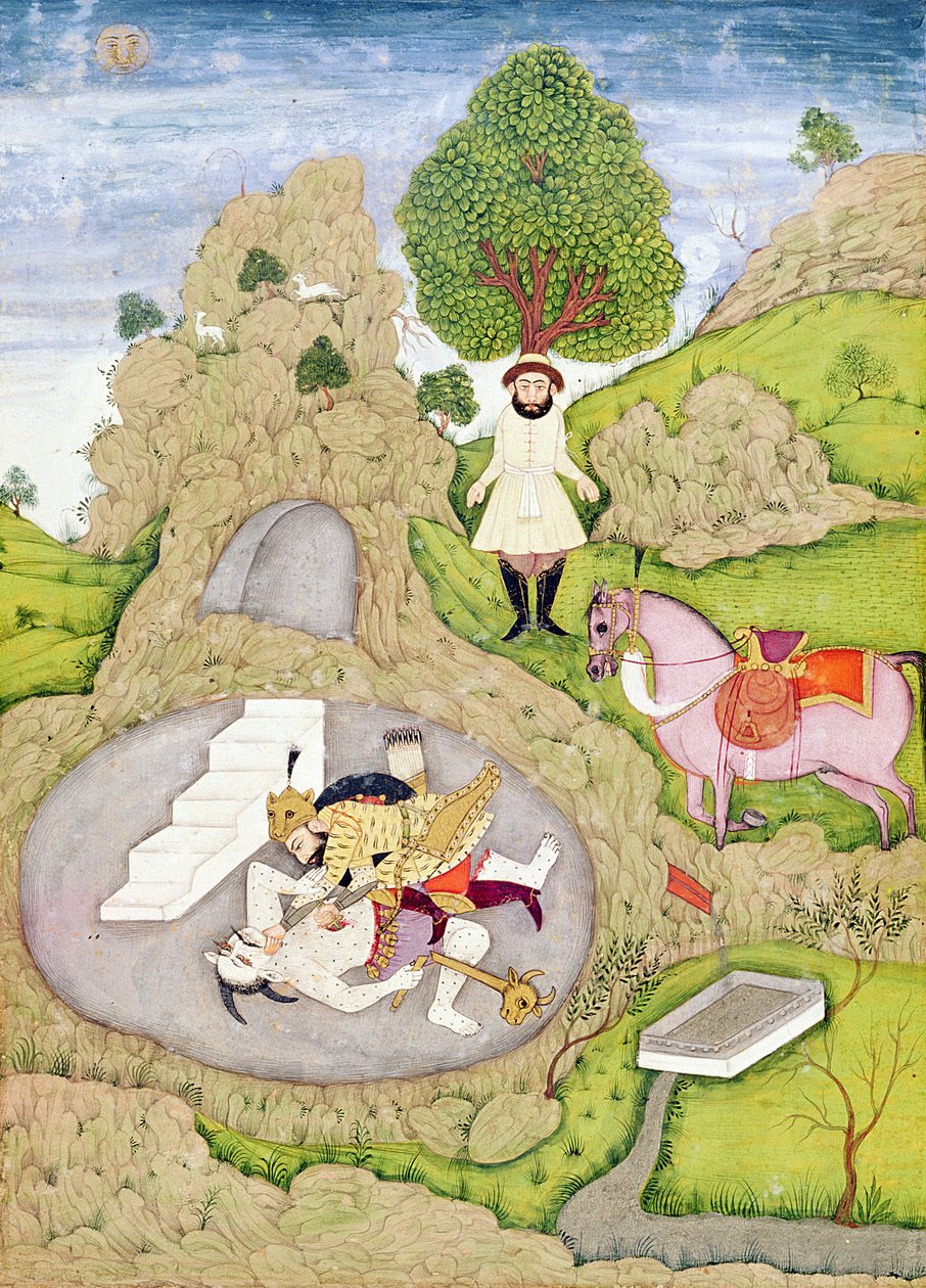 Rustam megöli a Fehér Démont, a 
