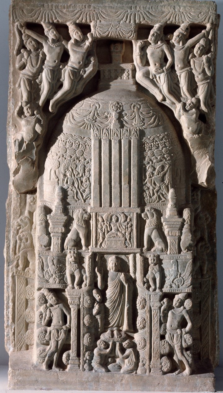 Sztupalap (domborműtöredék, 225-325) alkotó: Indian School