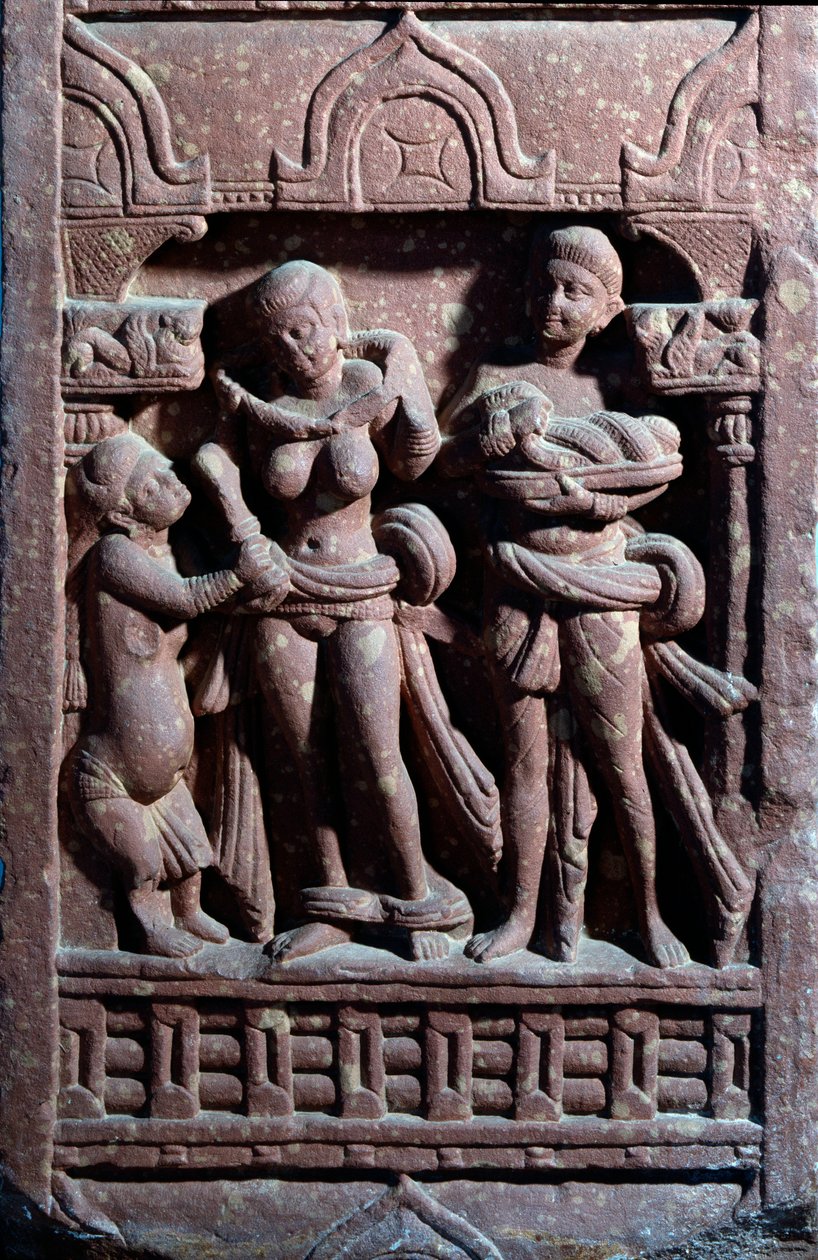 Sundari WC (homokkő szobor) alkotó: Indian School