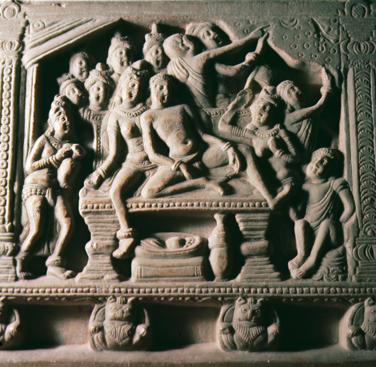 Mandhata bukása, Mathura, Uttar Pradesh, Kusana dinasztia alkotó: Indian School