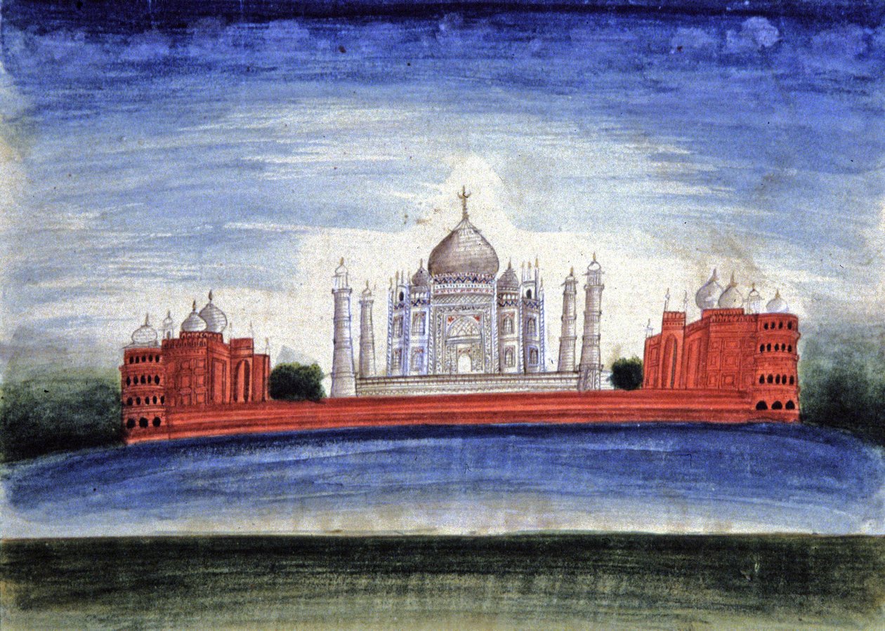 The Taj Mahal alkotó: Indian School