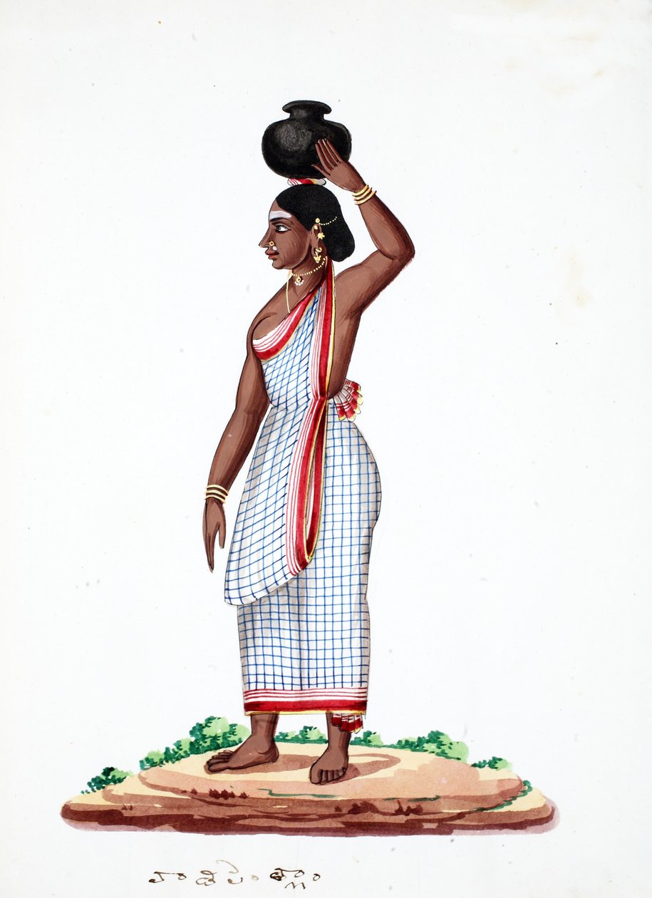 Vízhordozó (wc papíron) alkotó: Indian School