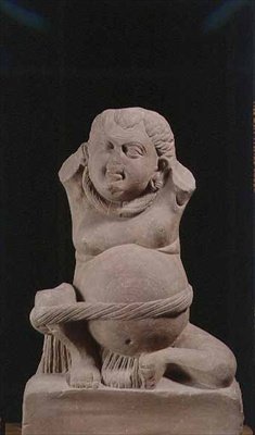 Yaksha, Ahichatra (vörös homokkő) alkotó: Indian School