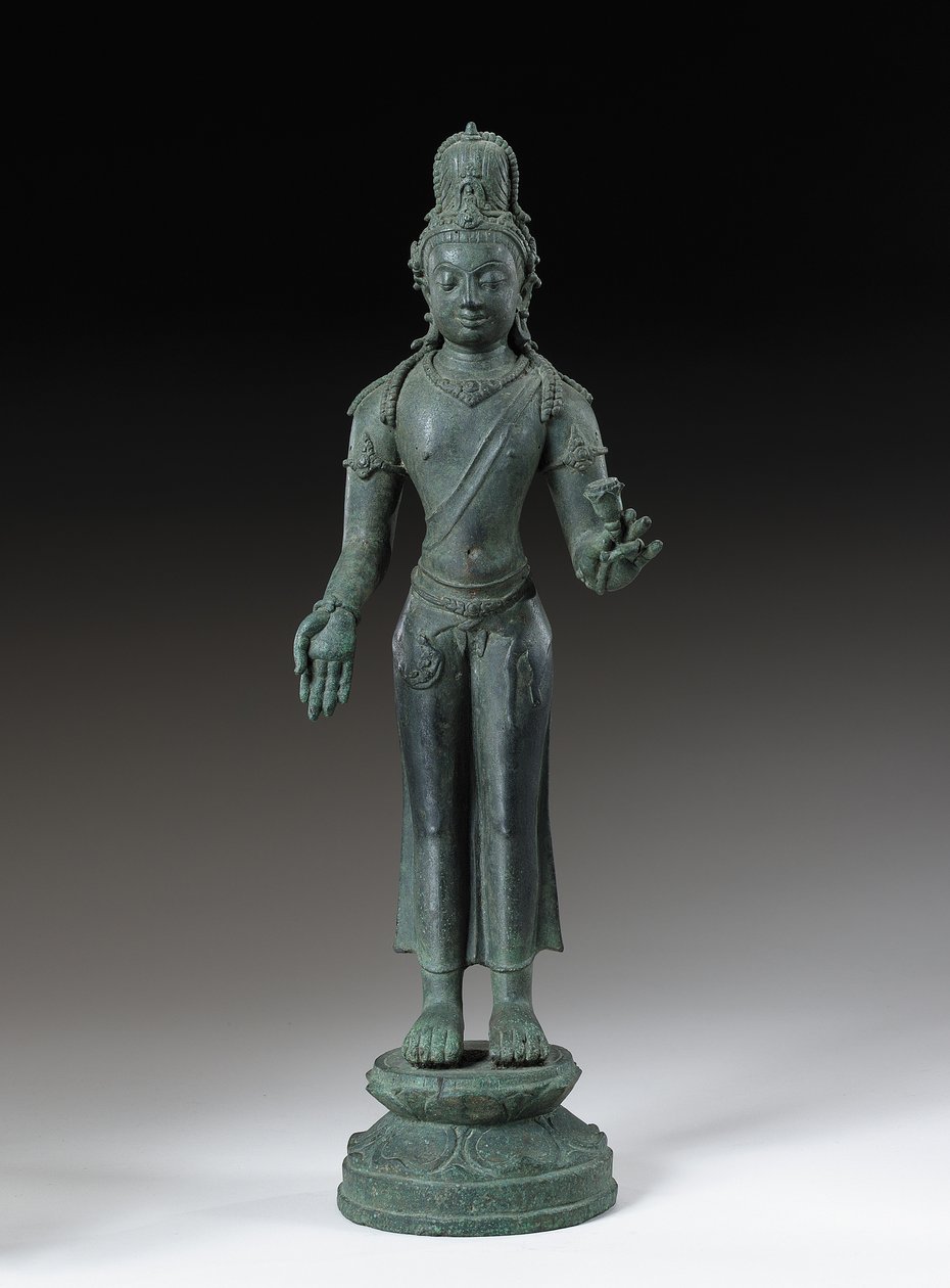 Avalokiteshvara figurája (bronz) alkotó: Indonesian