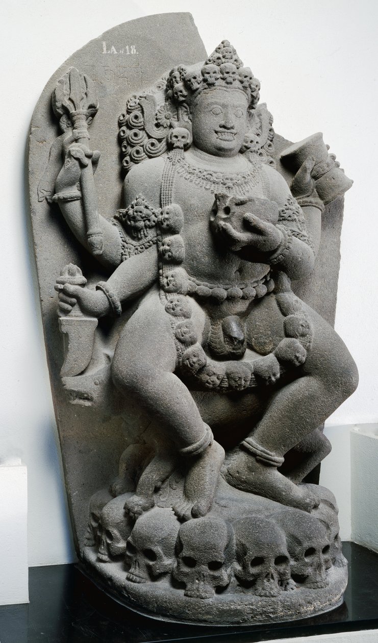 Bhairava, 1300 körül (andezit) alkotó: Indonesian School