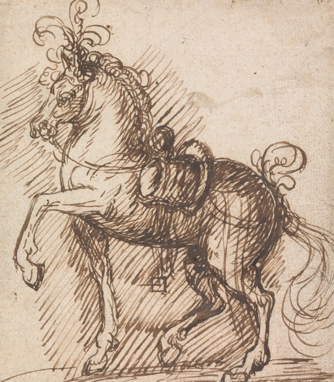 Csavaros nyereg-ló alkotó: Inigo Jones