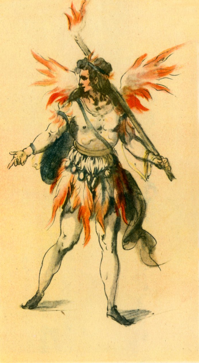 "A Fiery Spirit", 1613, 1942. alkotó: Inigo Jones