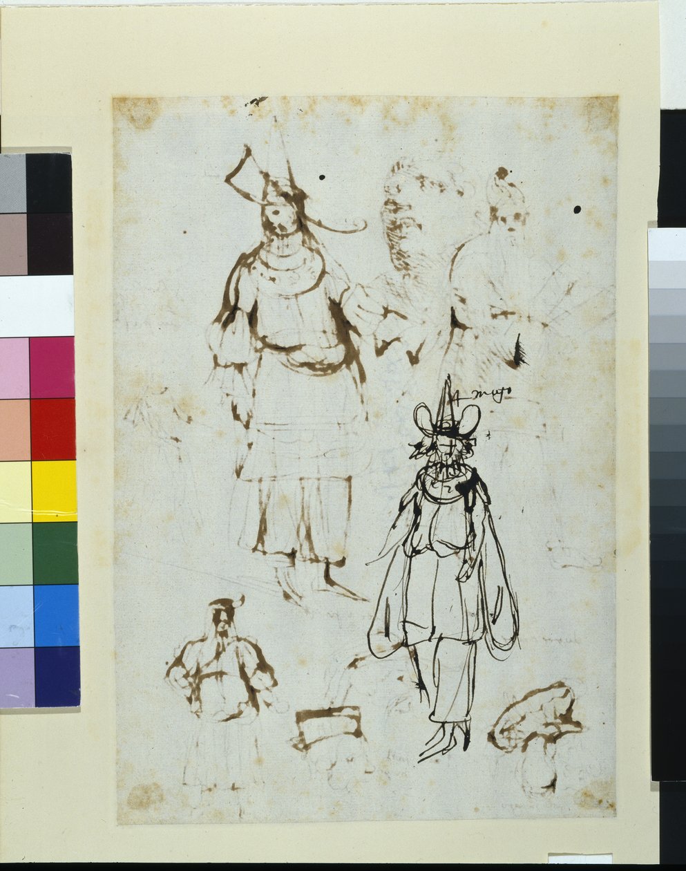 Színészek a "Szerelem templomában" alkotó: Inigo Jones