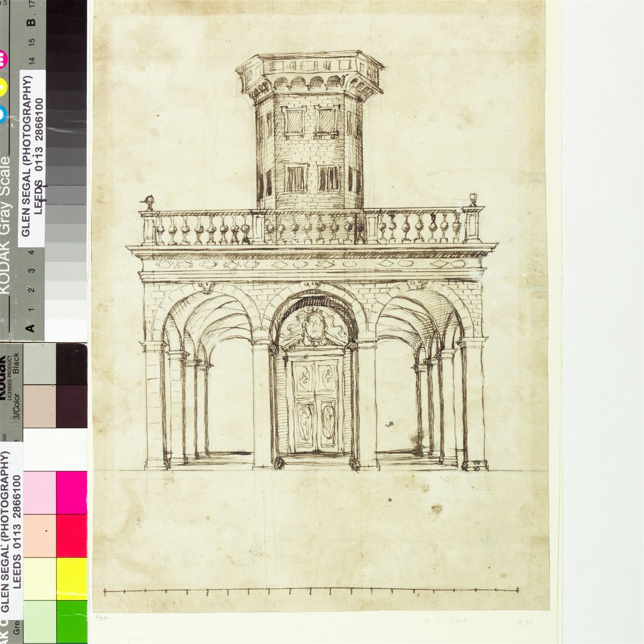 Tervezés a Hírességek Palotájához, a „Britannia Triumphans” udvari maszkból alkotó: Inigo Jones