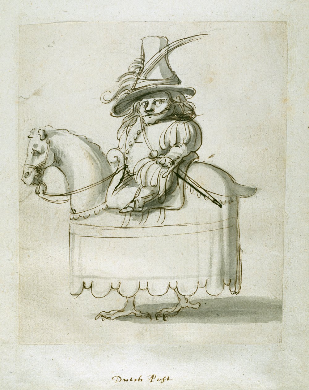 holland oldal (toll és tinta papíron) alkotó: Inigo Jones