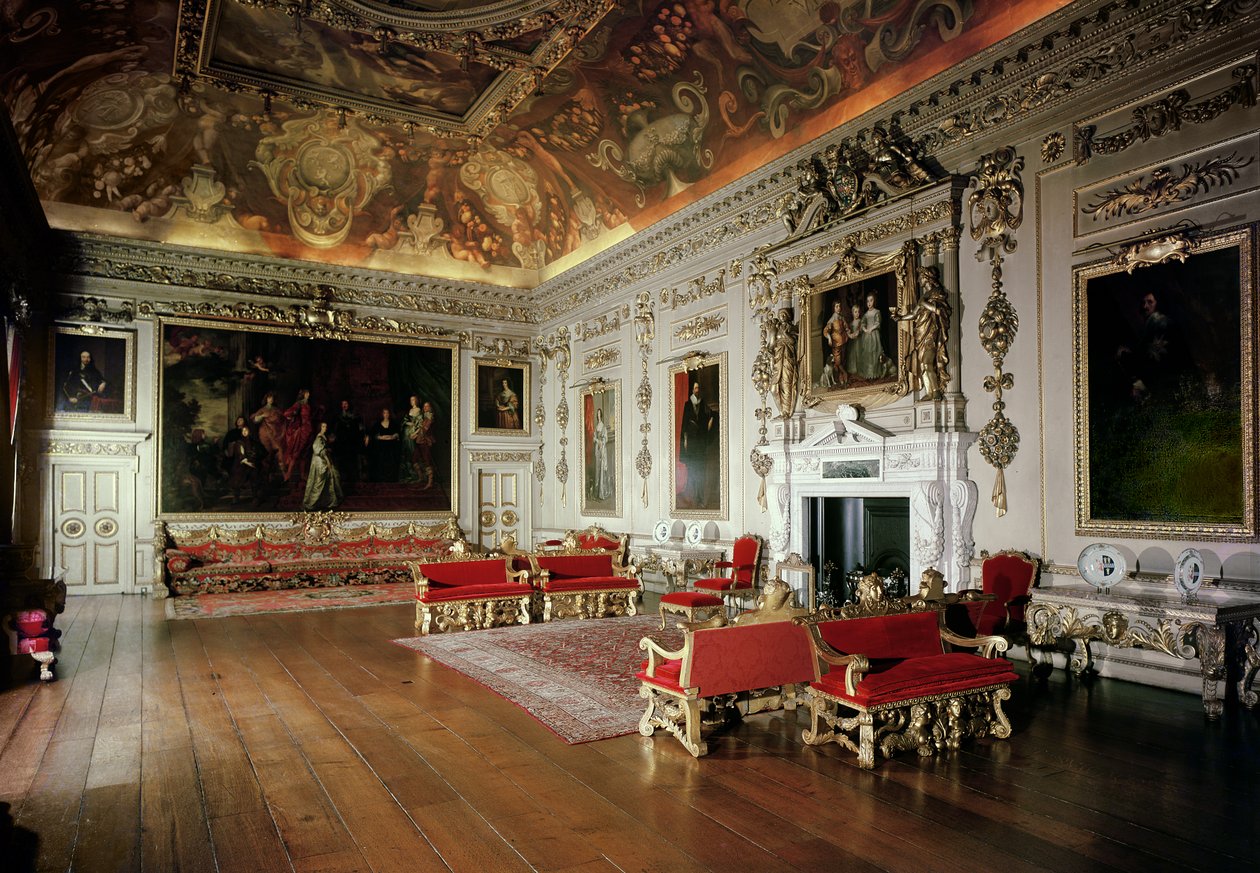 The Double Cube Room, 1649 körül alkotó: Inigo and Webb Jones