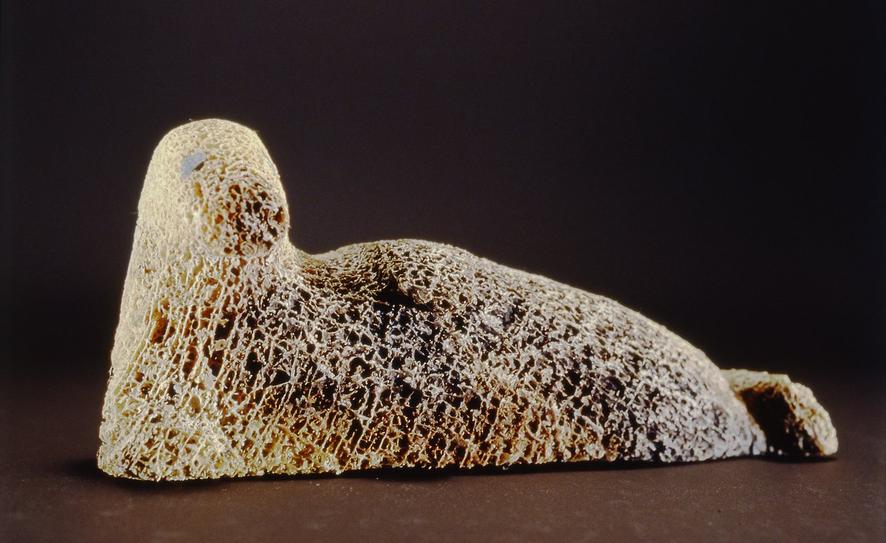 Fóka, a Dorset-fokról (bálnacsont) alkotó: Inuit School