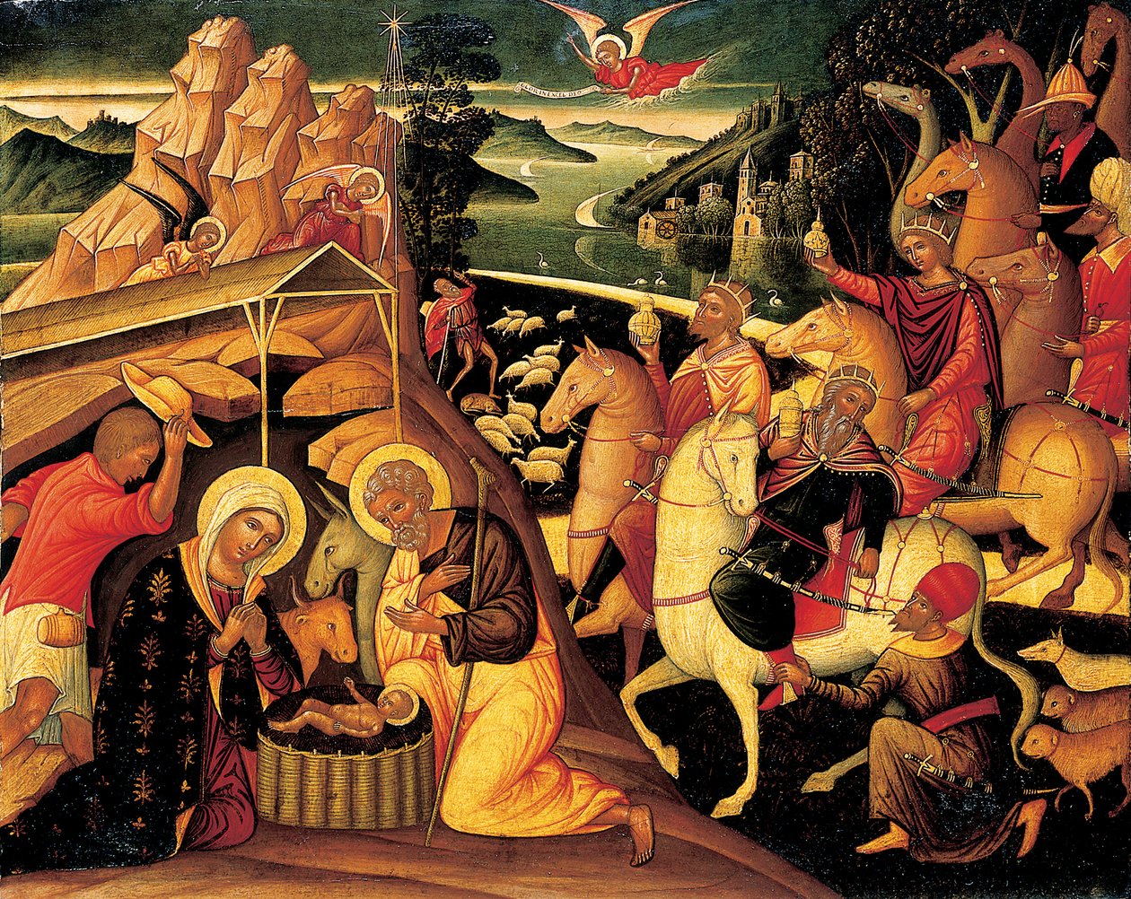 A mágusok imádása, 1500-25 alkotó: Ioannis Permeniates