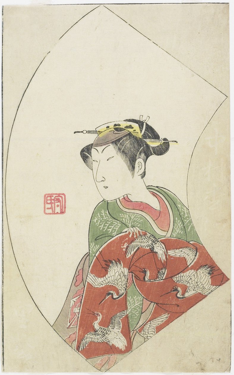 Tee c és r Nakamuta Matsue s Riko_, 1770 alkotó: Ippitsusai Bunchō