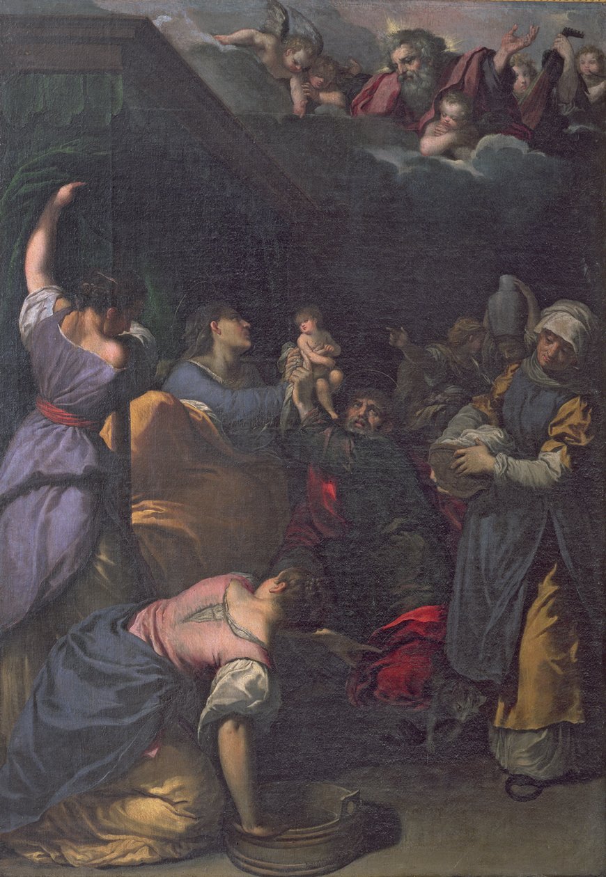 Szűz Mária születése, 1610-15 alkotó: Ippolito Scarsella