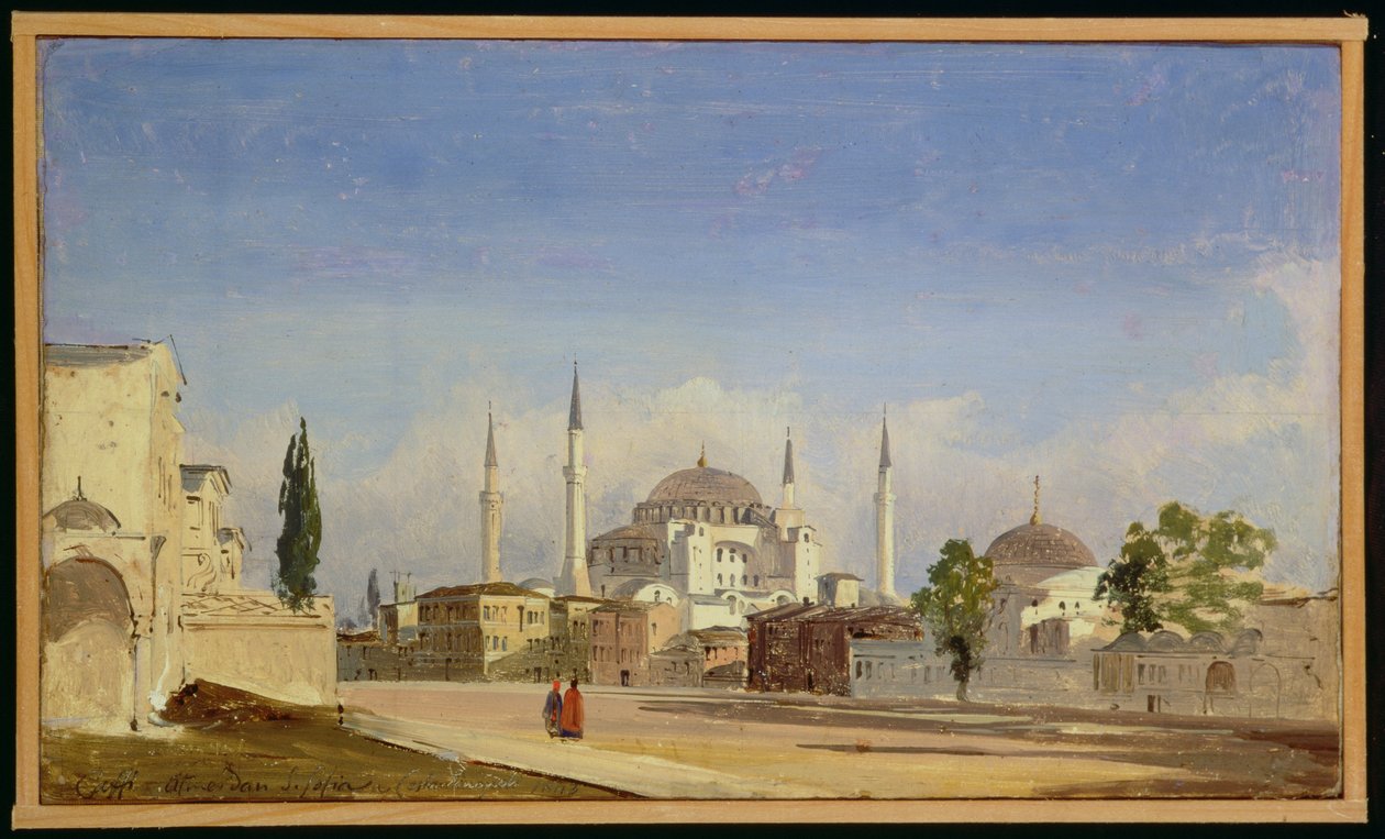 Haghia Sophia, Konstantinápoly, 1843 alkotó: Ippolito Caffi