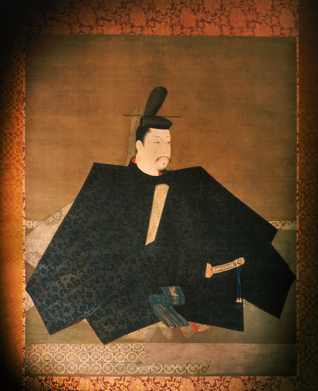 Minamoto Yoritomo sógun portréja egy buddhista templomban, 2005 (fotó) alkotó: Ira Block
