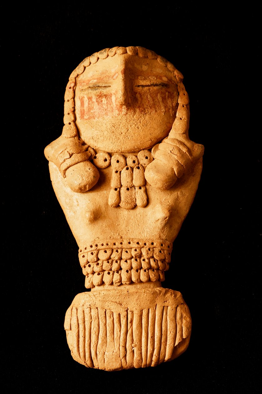 A Utah állambeli Price-ban található College of Eastern Utah Prehistoric Museumban a Fremont-korabeli Pilling-figurák, amelyeket Clarence Pilling 1950-ben talált Range Creek közelében. alkotó: Ira Block