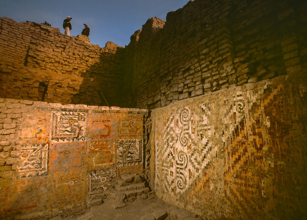 Művészi alkotások a Huaca Cao Viejo falain El Brujojo....-ban, 2005 (fotó) alkotó: Ira Block