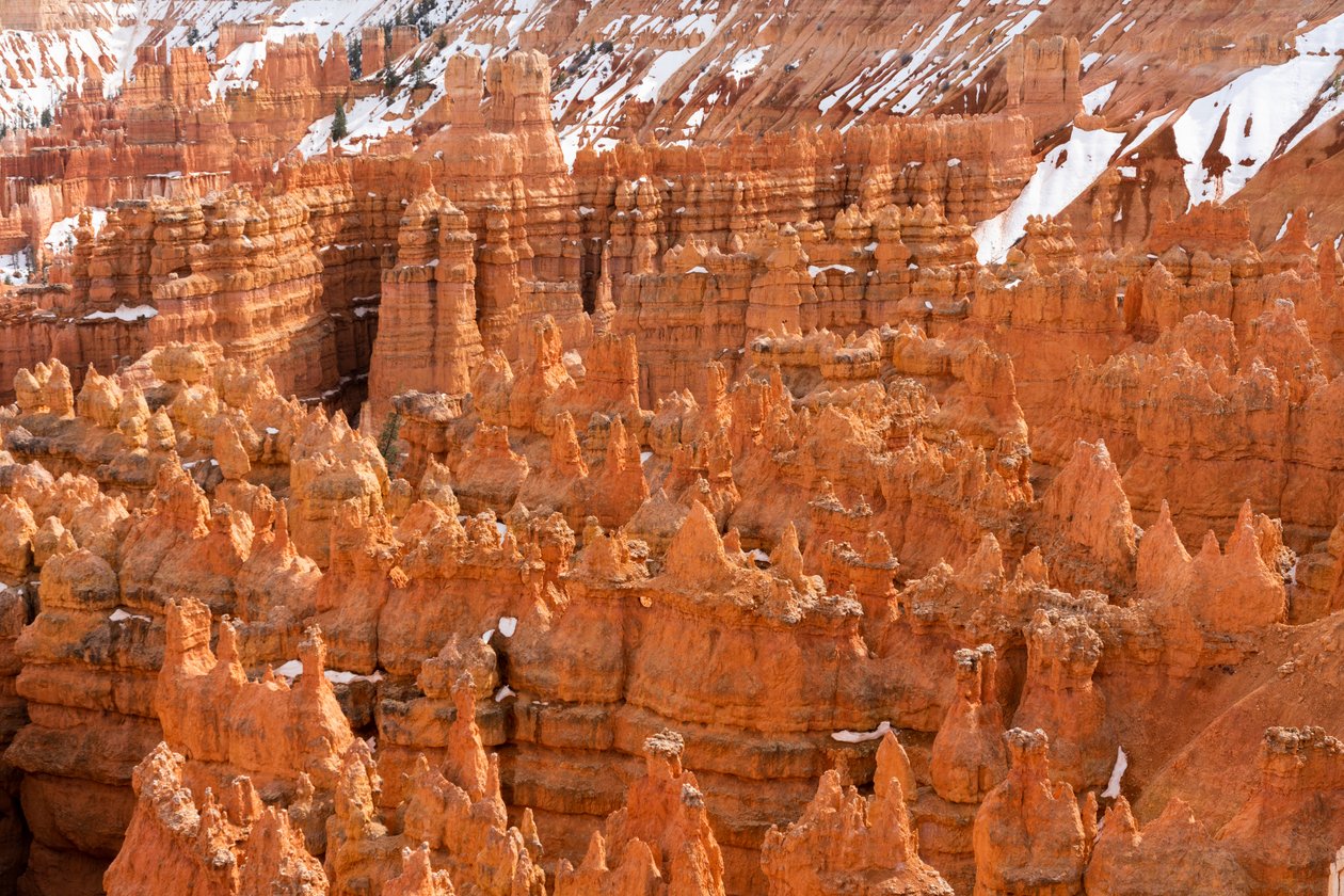 Hoodoos - erózió által létrehozott tornyok - a Bryce Canyon Nemzeti Parkban, Utah államban, 2019 (fotó) alkotó: Ira Block