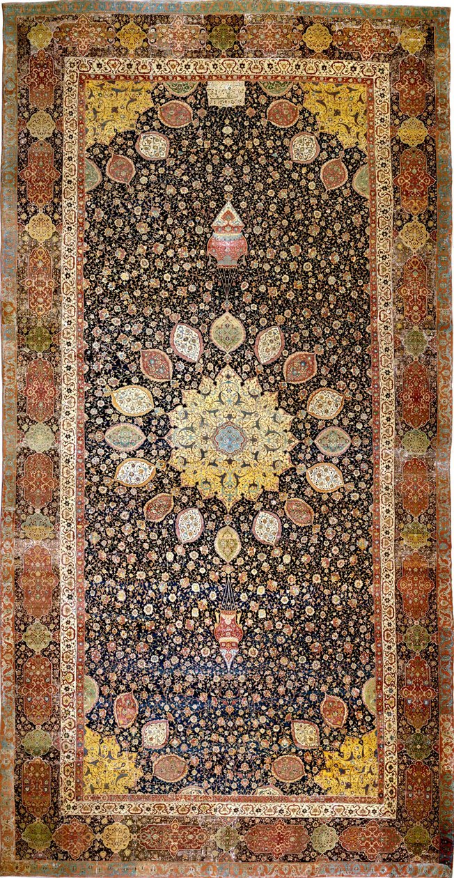 Az Ardabil szőnyeg, 1540 körül alkotó: Iranian Master