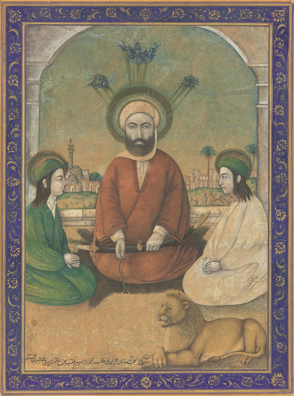 Eli, Hassan, amikor Husszein, az iráni Qajar alkotó: Iranian School
