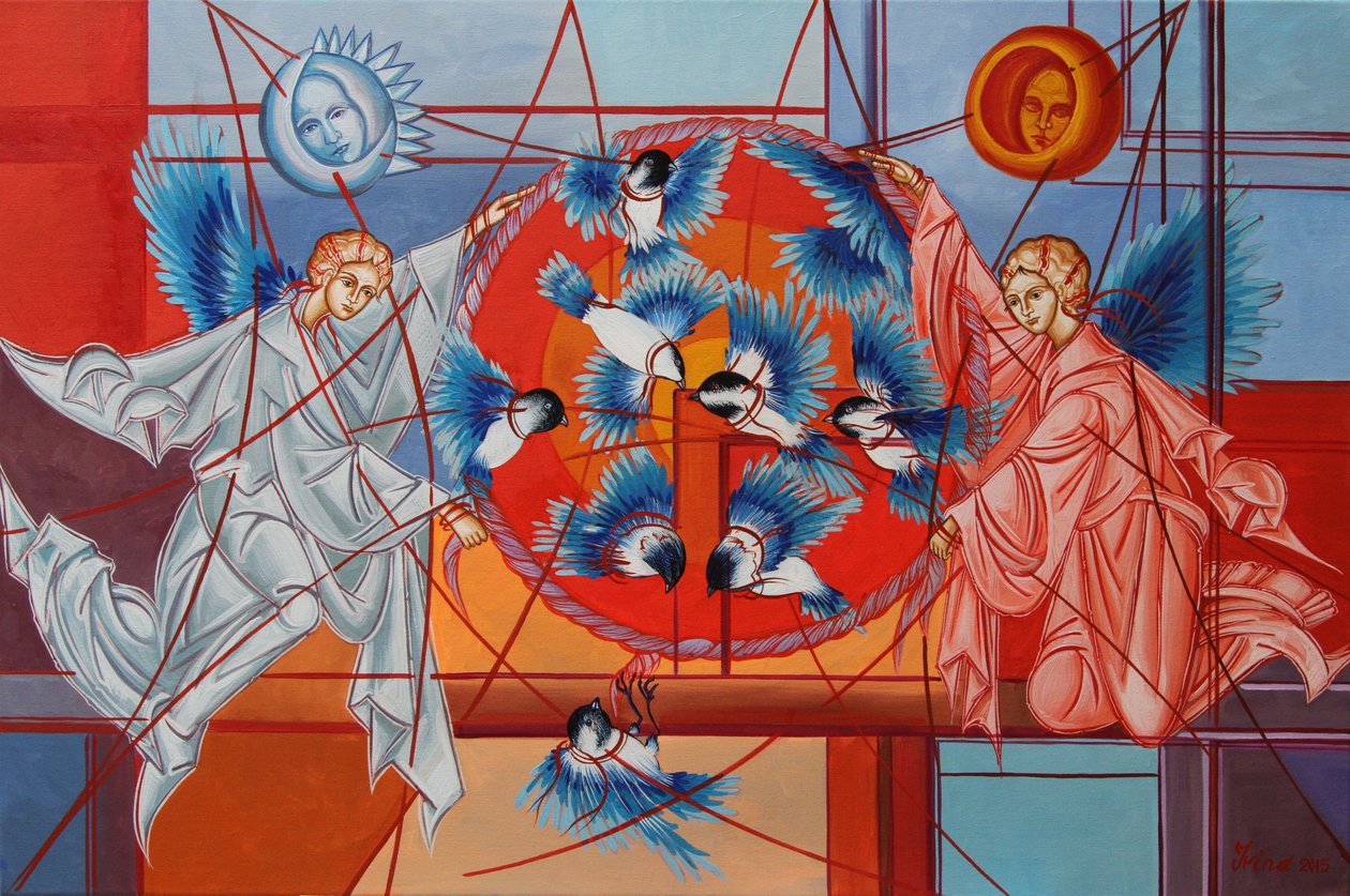 A csalódott világ és a Chickadees, 2015 alkotó: Irina Corduban
