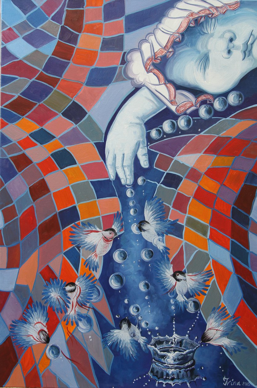 A kikapcsolódás az esőcseppekből, 2015 alkotó: Irina Corduban