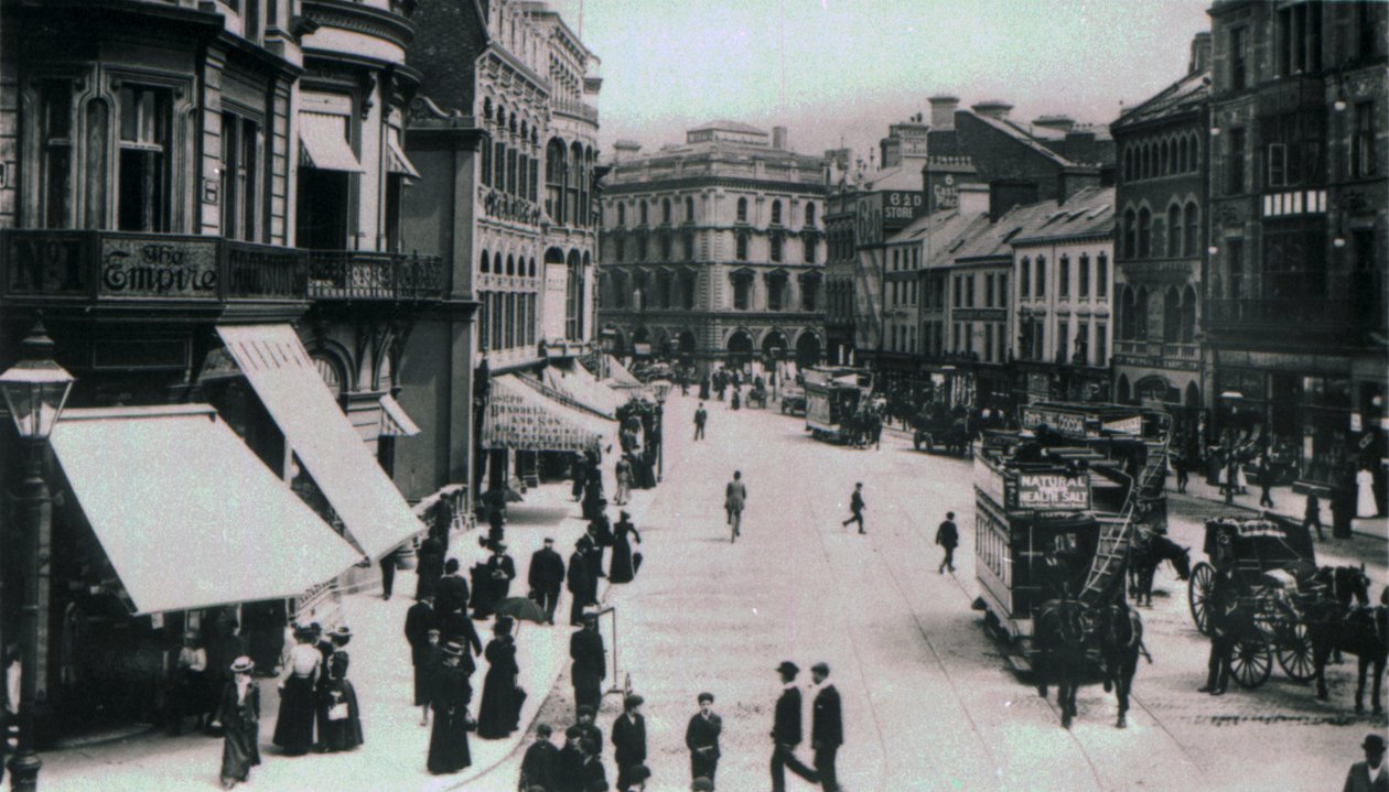 Castle Square, Belfast, 1902 körül alkotó: Irish Photographer
